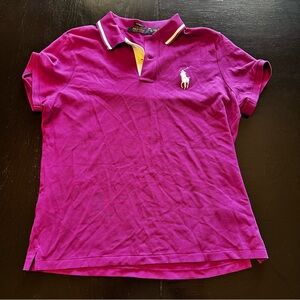 Ralph Lauren XL Kids Polo Shirt in Vibrant Purple